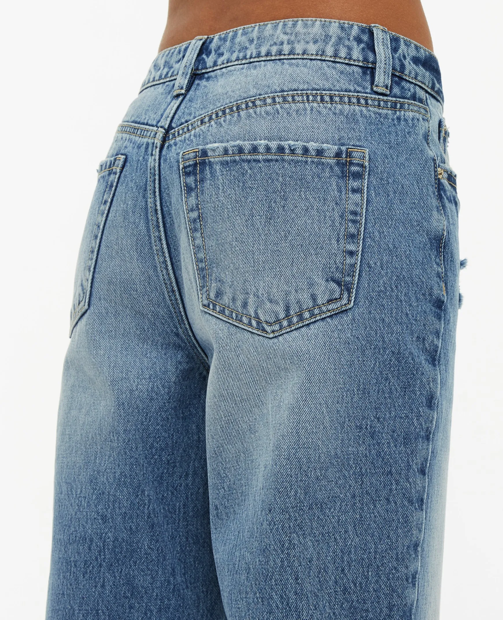 Pimkie Pimkie Positive|Jean^Jean Mom Taille Haute Trashé -