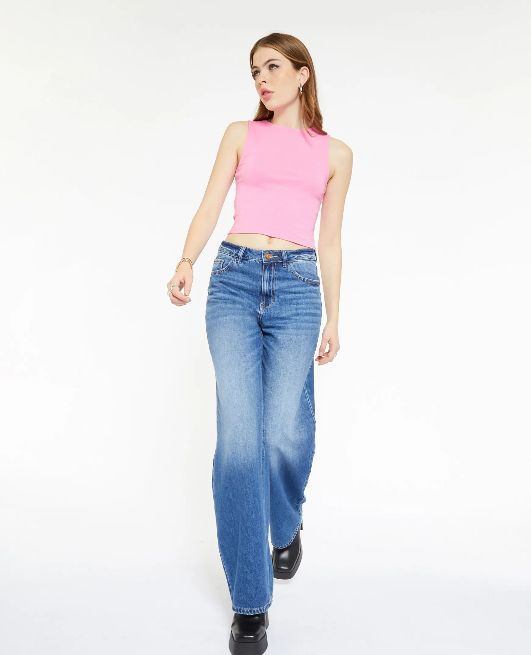 Pimkie Pimkie Positive|Jean^Jean Wide Taille Haute -