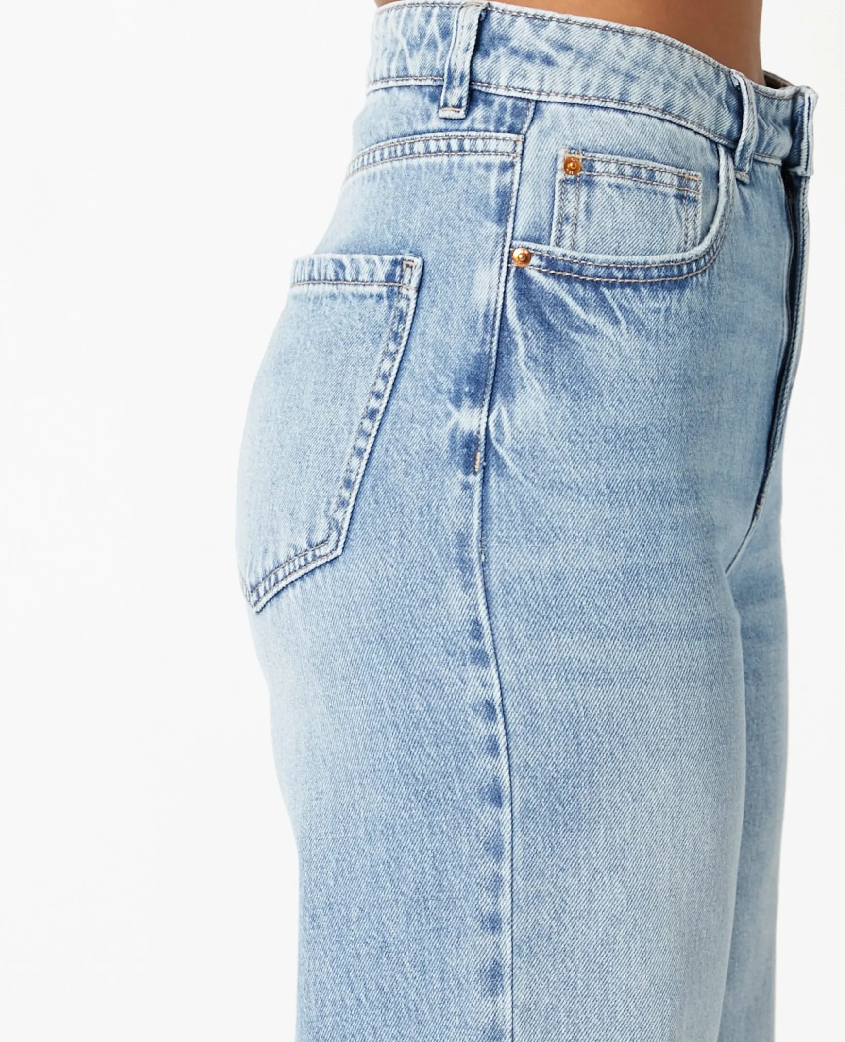 Pimkie Pimkie Positive|Jean^Jean Wide Taille Haute - Bleu