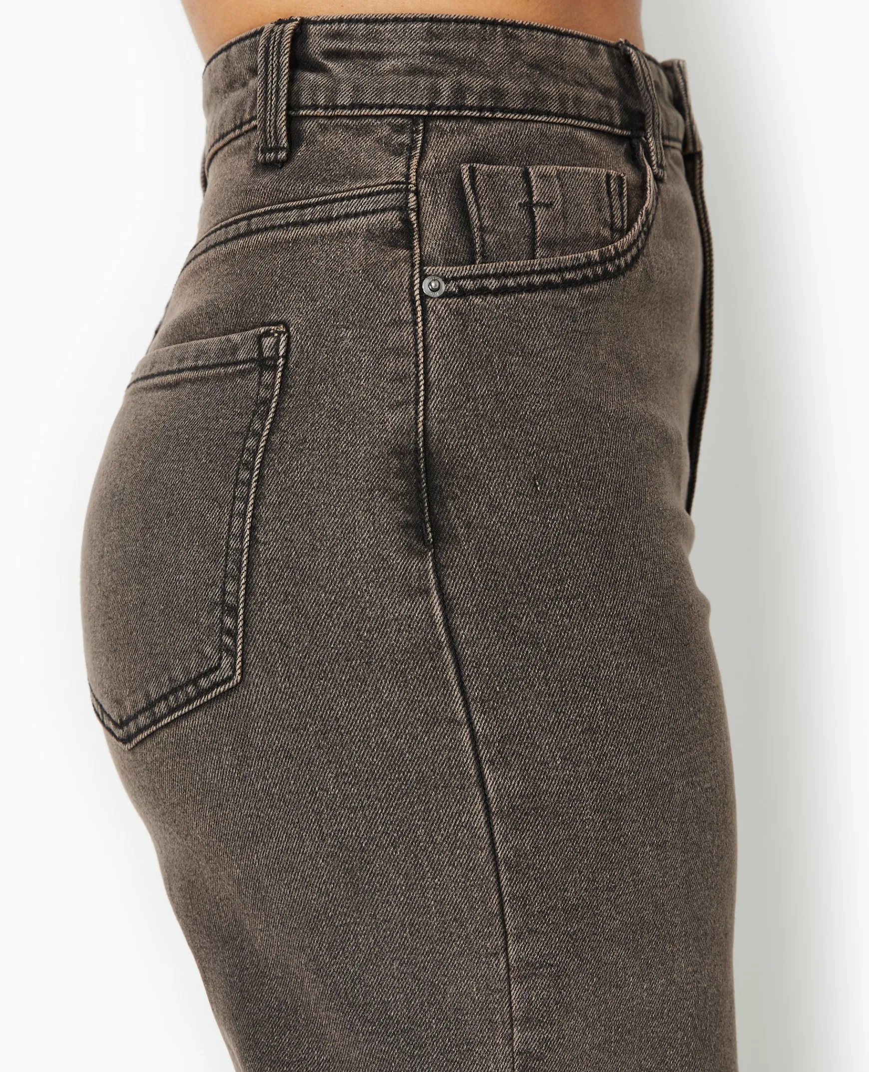 Pimkie Toute La Collection|Pimkie Positive^Jean Wide Taille Haute Avec Bas Coupés -