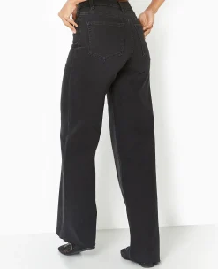 Pimkie Toute La Collection|Pimkie Positive^Jean Wide Taille Haute Avec Bas Coupés -