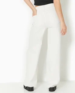 Pimkie Pimkie Positive|Jean^Jean Wide Taille Haute Bas Coupés -