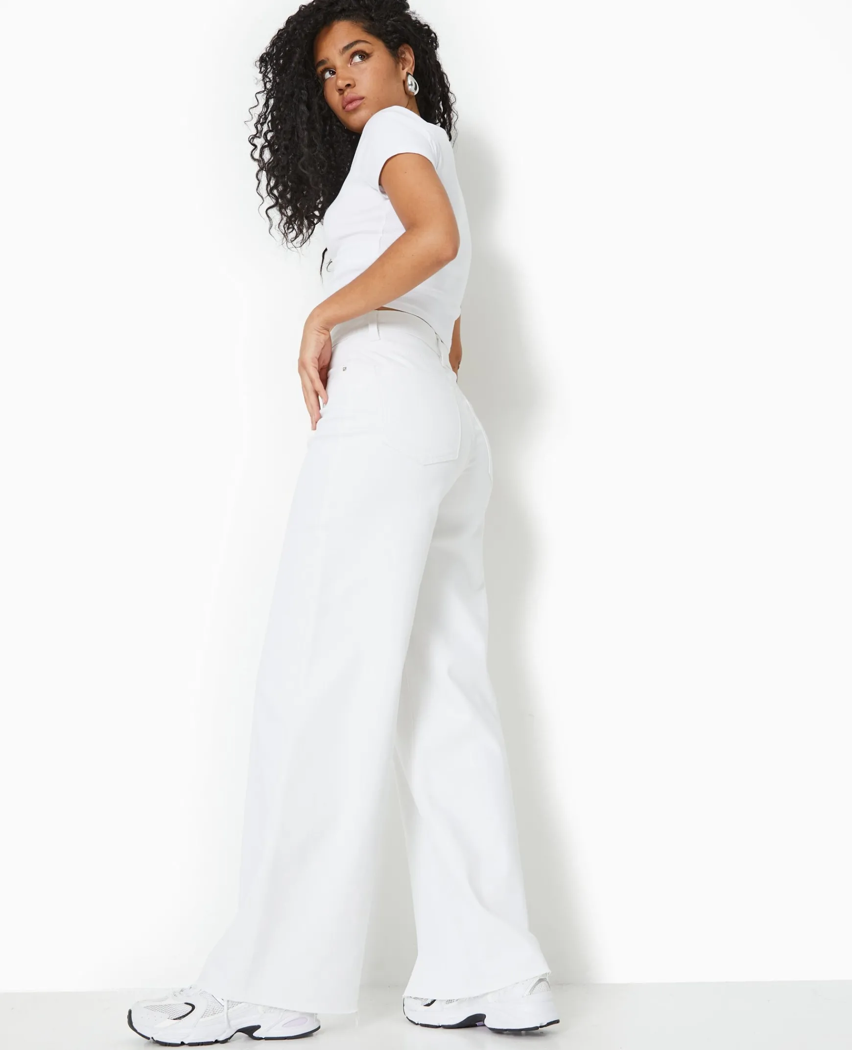 Pimkie Toute La Collection|Pimkie Positive^Jean Wide Taille Haute Bas Coupés -