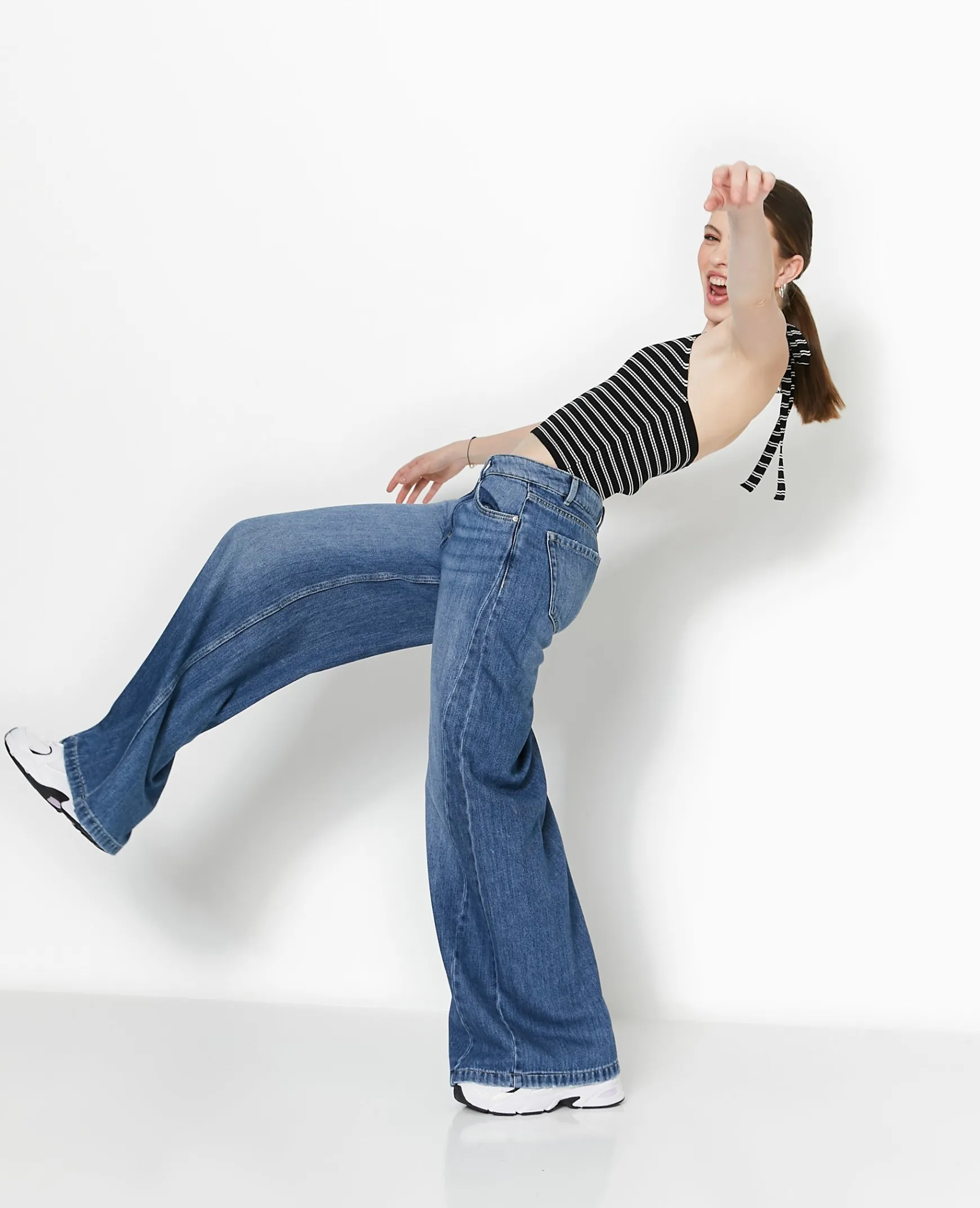 Pimkie Pimkie Positive|Jean^Jean Wide Ultra Large Taille Basse -
