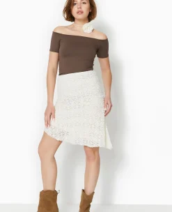 Pimkie Jupe^Jupe Asymétrique En Dentelle Stretch -