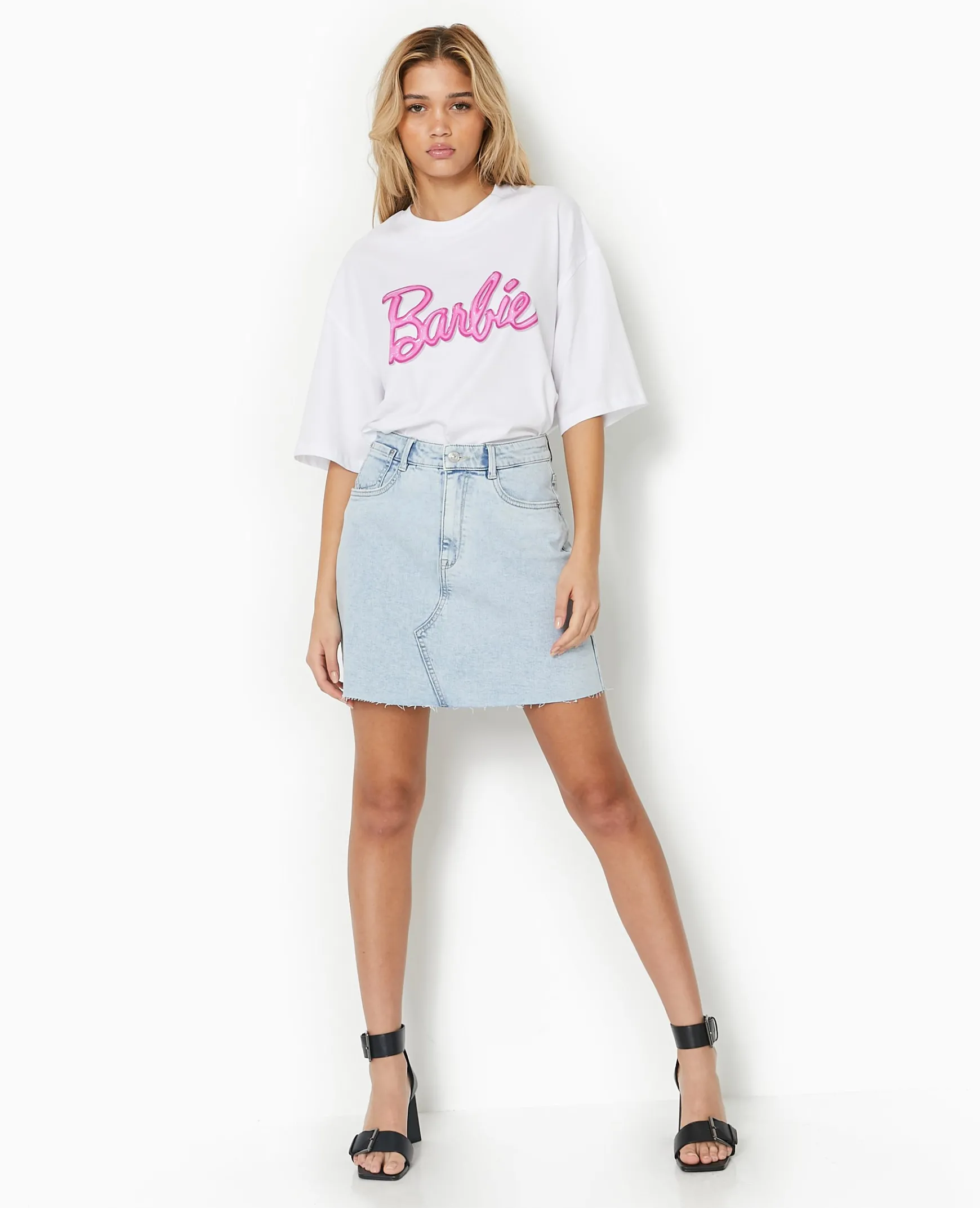 Pimkie Pimkie Positive|Jupe^Jupe Courte En Jean Stretch -