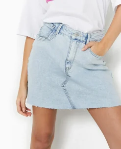 Pimkie Pimkie Positive|Jupe^Jupe Courte En Jean Stretch -
