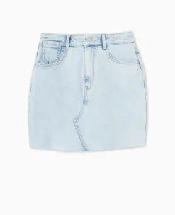Pimkie Pimkie Positive|Jupe^Jupe Courte En Jean Stretch -
