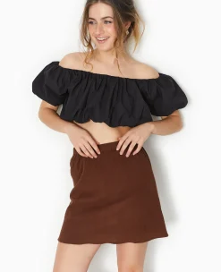 Pimkie Jupe^Jupe Courte En Tissu Effet Froissé -