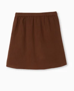 Pimkie Jupe^Jupe Courte En Tissu Effet Froissé -