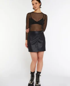 Pimkie Jupe^Jupe Courte Portefeuille En Simili -