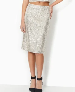 Pimkie Toute La Collection|Ensembles^Jupe Droite Avec Sequins Longueur Genoux -