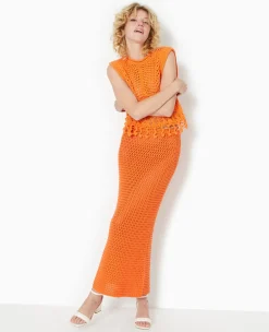 Pimkie Ensembles|Jupe^Jupe Droite En Maille Ajourée -