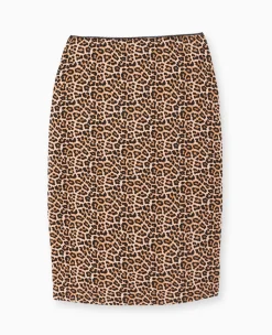 Pimkie Jupe^Jupe En Jersey Longueur Genoux Motif Léopard -
