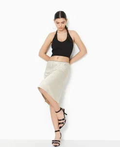 Pimkie Jupe^Jupe En Satin Longueur Genoux -