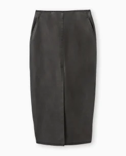 Pimkie Jupe^Jupe Longue En Faux Cuir Used -