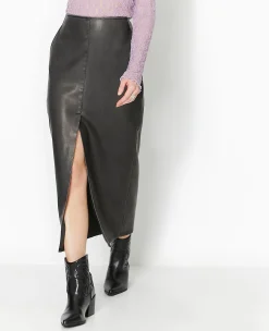 Pimkie Jupe^Jupe Longue En Faux Cuir Used -
