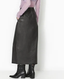 Pimkie Jupe^Jupe Longue En Faux Cuir Used -