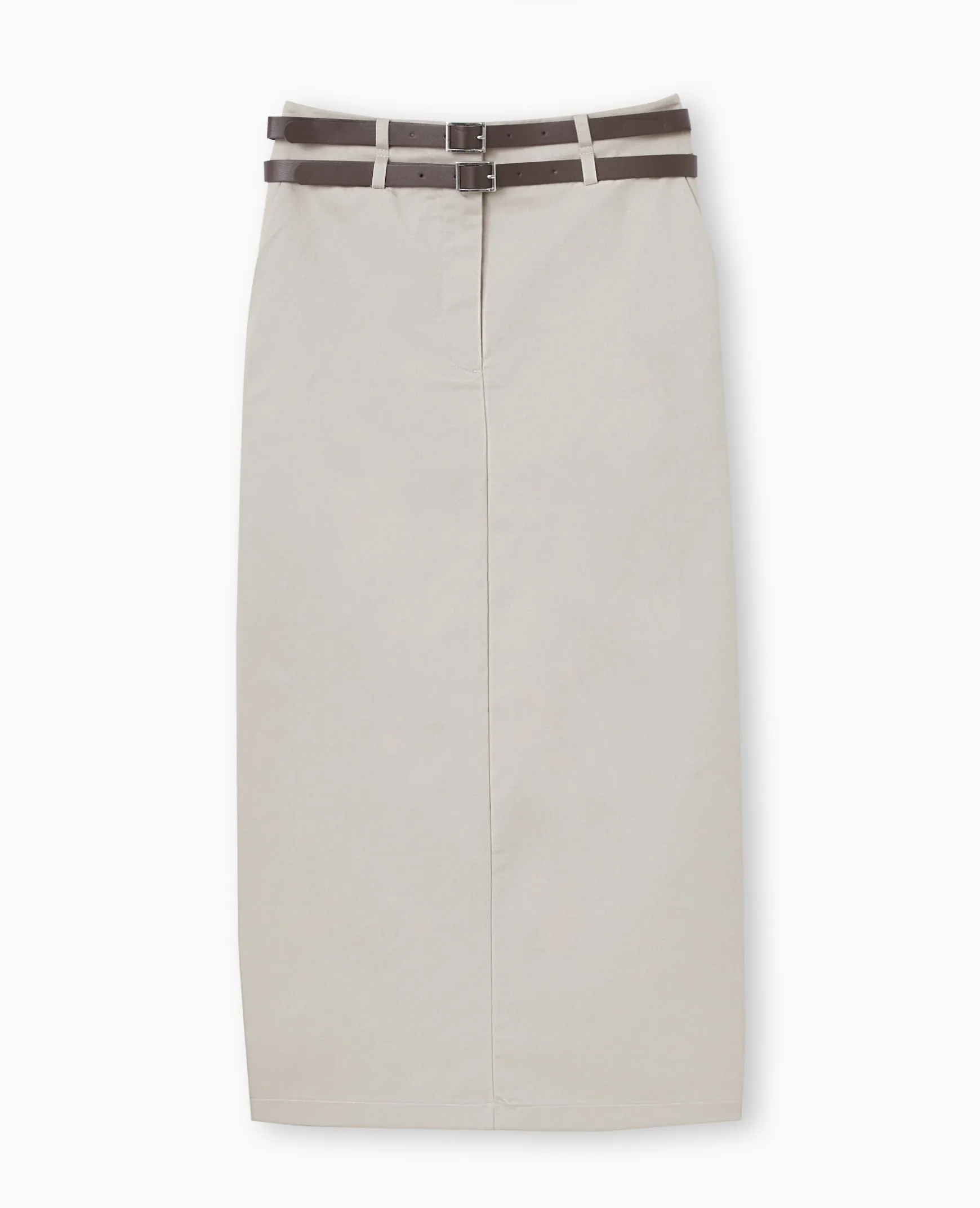 Pimkie Jupe^Jupe Longue En Toile Avec Ceintures -