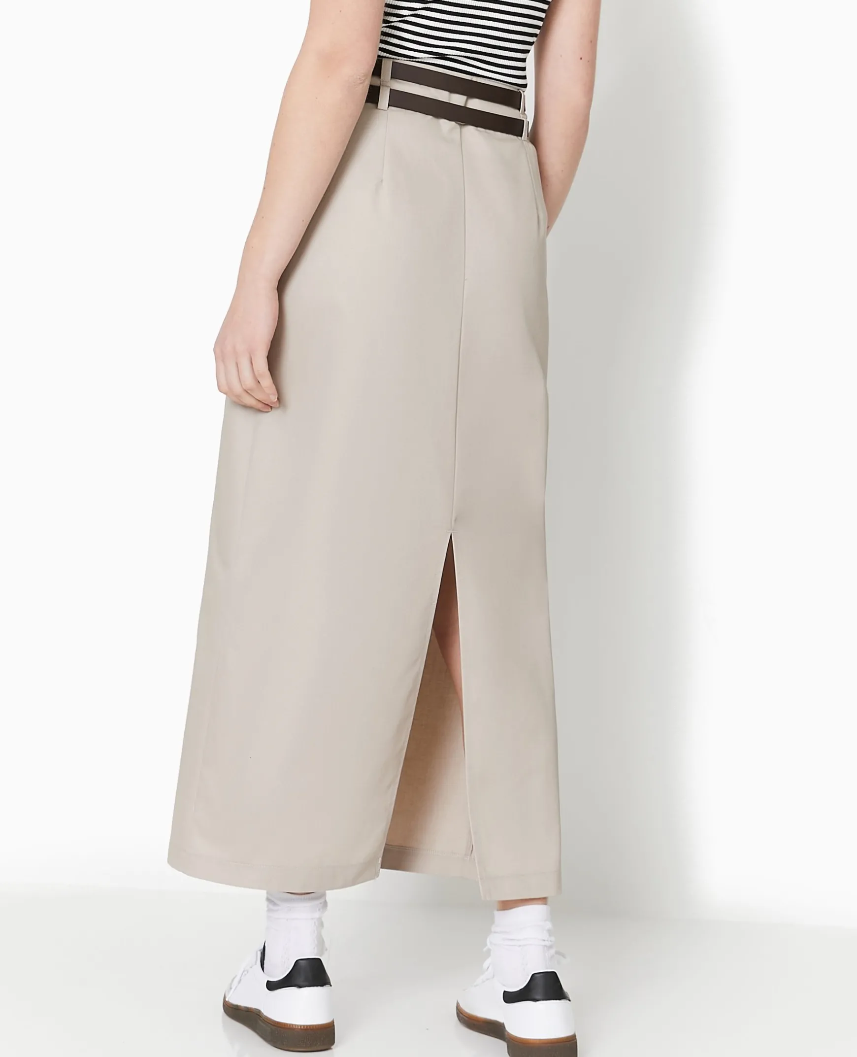 Pimkie Jupe^Jupe Longue En Toile Avec Ceintures -