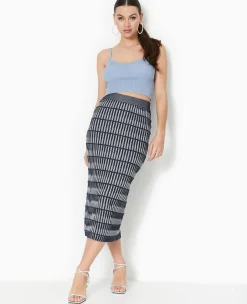 Pimkie Ensembles|Jupe^Jupe Longue Tube En Maille Fantaisie -