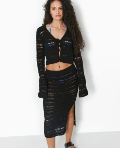 Pimkie Ensembles|Jupe^Jupe Midi En Maille Ajourée Façon Crochet -