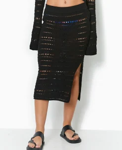 Pimkie Ensembles|Jupe^Jupe Midi En Maille Ajourée Façon Crochet -