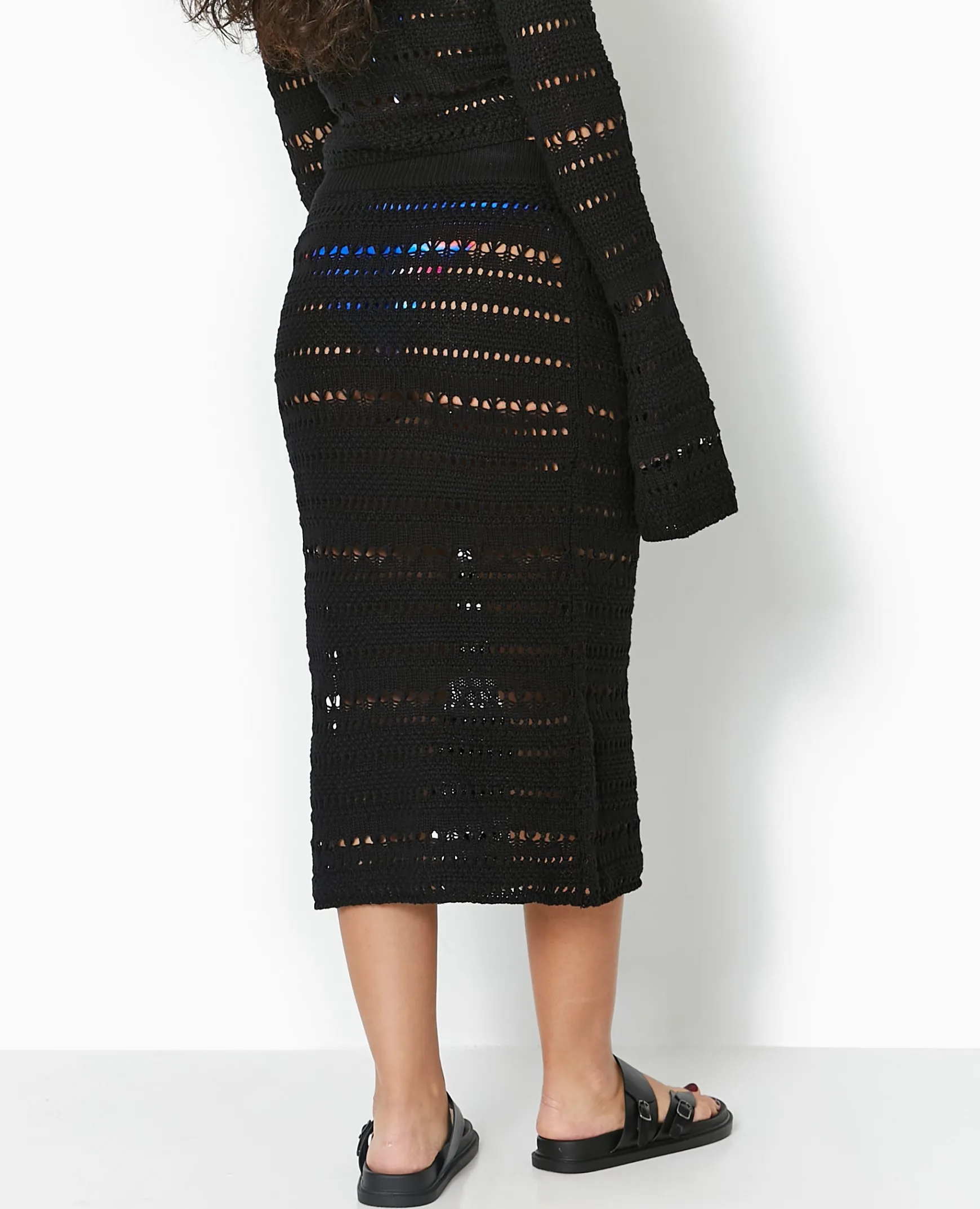 Pimkie Ensembles|Jupe^Jupe Midi En Maille Ajourée Façon Crochet -