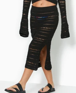 Pimkie Ensembles|Jupe^Jupe Midi En Maille Ajourée Façon Crochet -