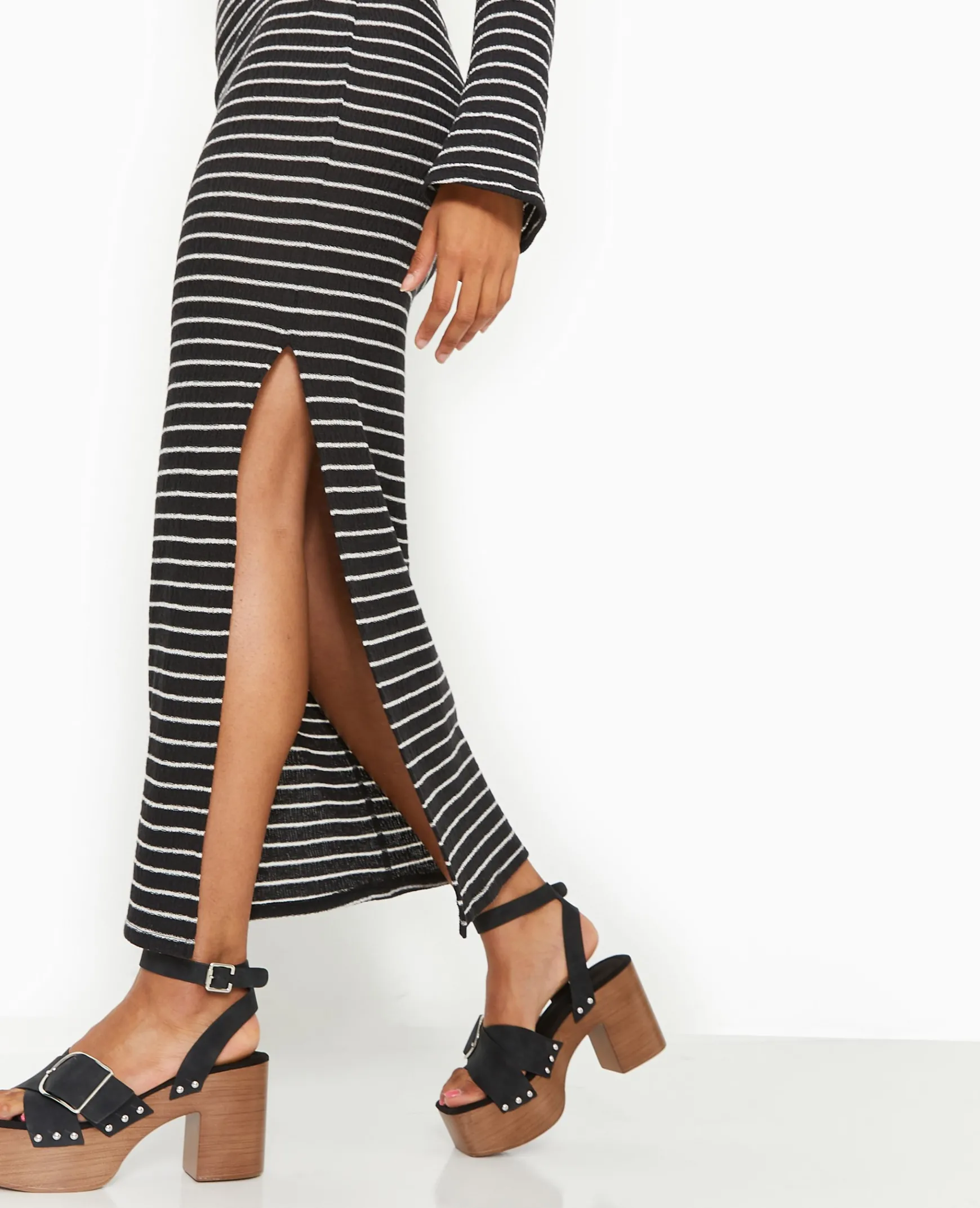 Pimkie Ensembles|Jupe^Jupe Tube Longue En Maille Rayée -