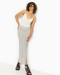 Pimkie Toute La Collection|Ensembles^Jupe Tube Longue En Maille Rayée -