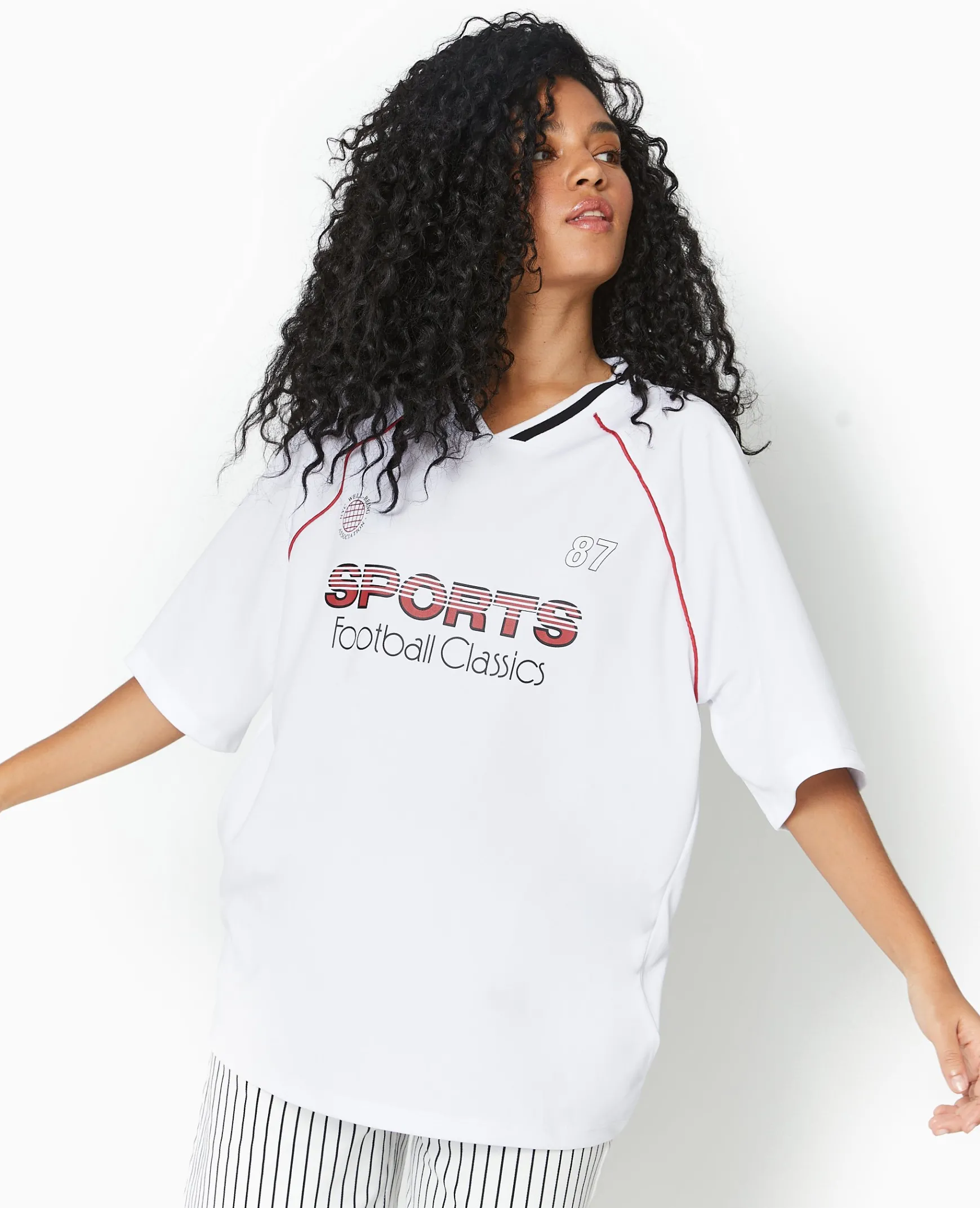Pimkie Toute La Collection|T-Shirt Et Top^Maillot De Foot Oversize -