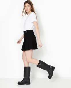 Pimkie Jupe^Mini Jupe Plissée Avec Ceinture -