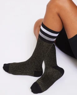 Pimkie Collants Et Chaussettes|Toute La Collection^Paire De Chaussettes Hautes Avec Lurex -