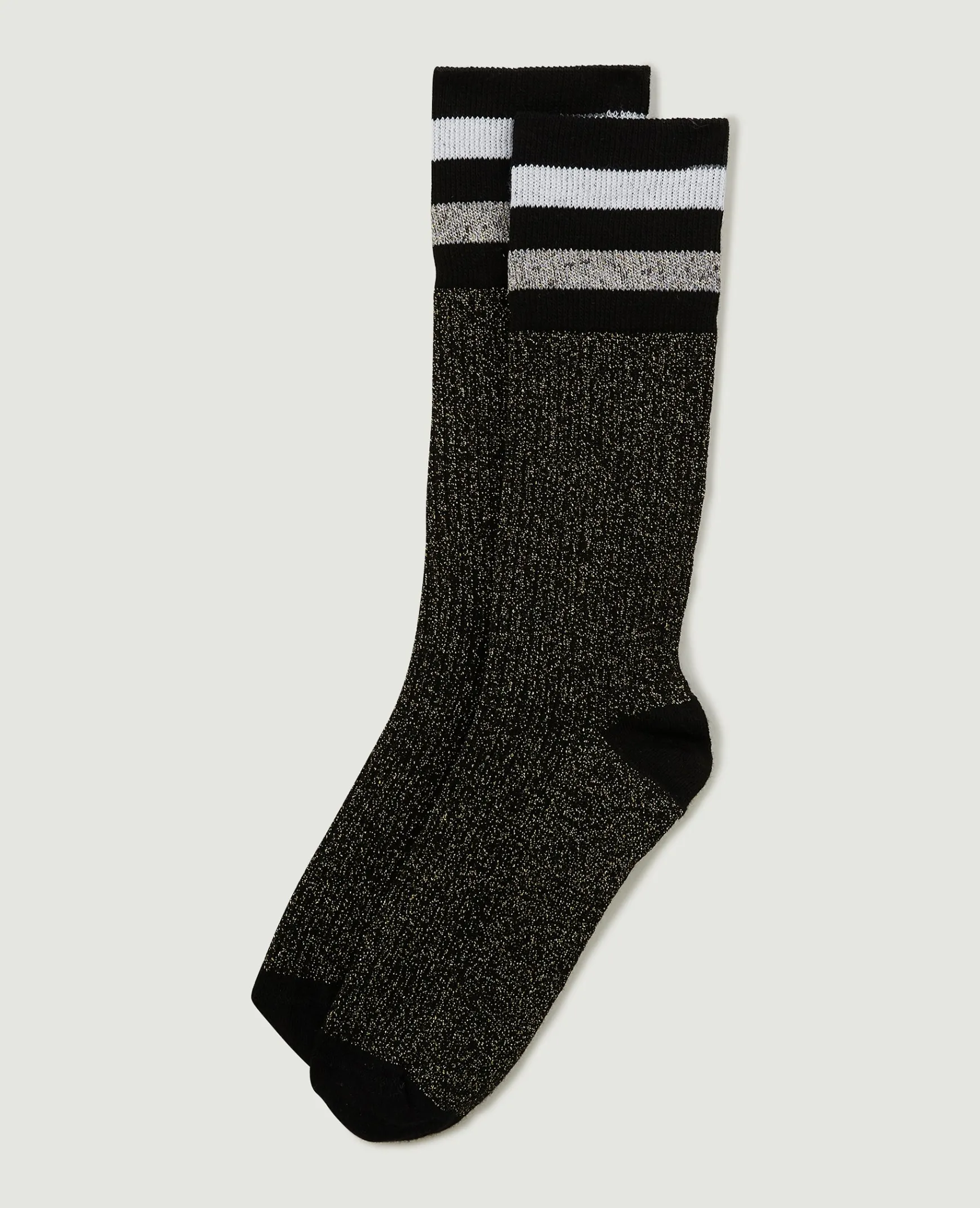 Pimkie Collants Et Chaussettes|Toute La Collection^Paire De Chaussettes Hautes Avec Lurex -
