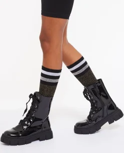 Pimkie Collants Et Chaussettes|Toute La Collection^Paire De Chaussettes Hautes Avec Lurex -