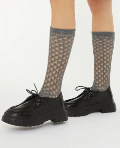 Pimkie Collants Et Chaussettes|Pimkie Positive^Paire De Chaussettes Hautes En Maille Ajourée -