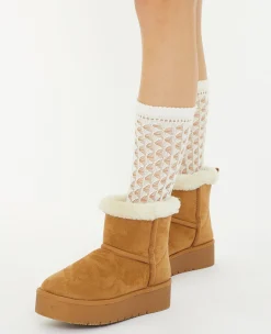 Pimkie Collants Et Chaussettes|Pimkie Positive^Paire De Chaussettes Hautes En Maille Ajourée -