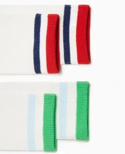 Pimkie Collants Et Chaussettes|Toute La Collection^Paire De Chaussettes Hautes Avec Bandes Couleur -