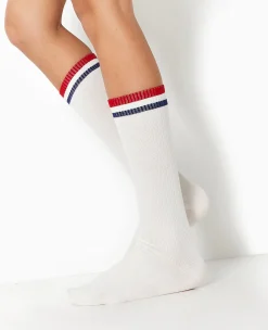 Pimkie Collants Et Chaussettes|Toute La Collection^Paire De Chaussettes Hautes Avec Bandes Couleur -