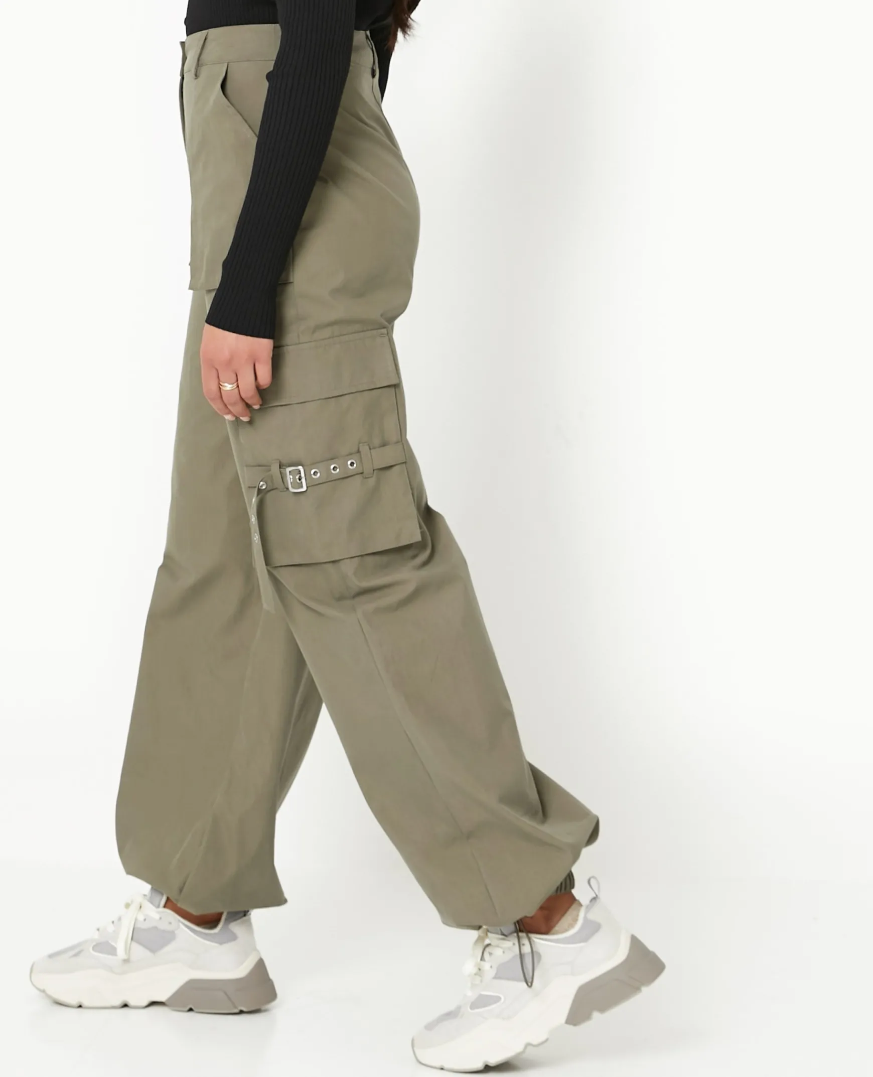 Pimkie Pantalon^Pantalon Cargo Avec Poches Et Sangles -