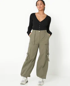Pimkie Pantalon^Pantalon Cargo Avec Poches Et Sangles -