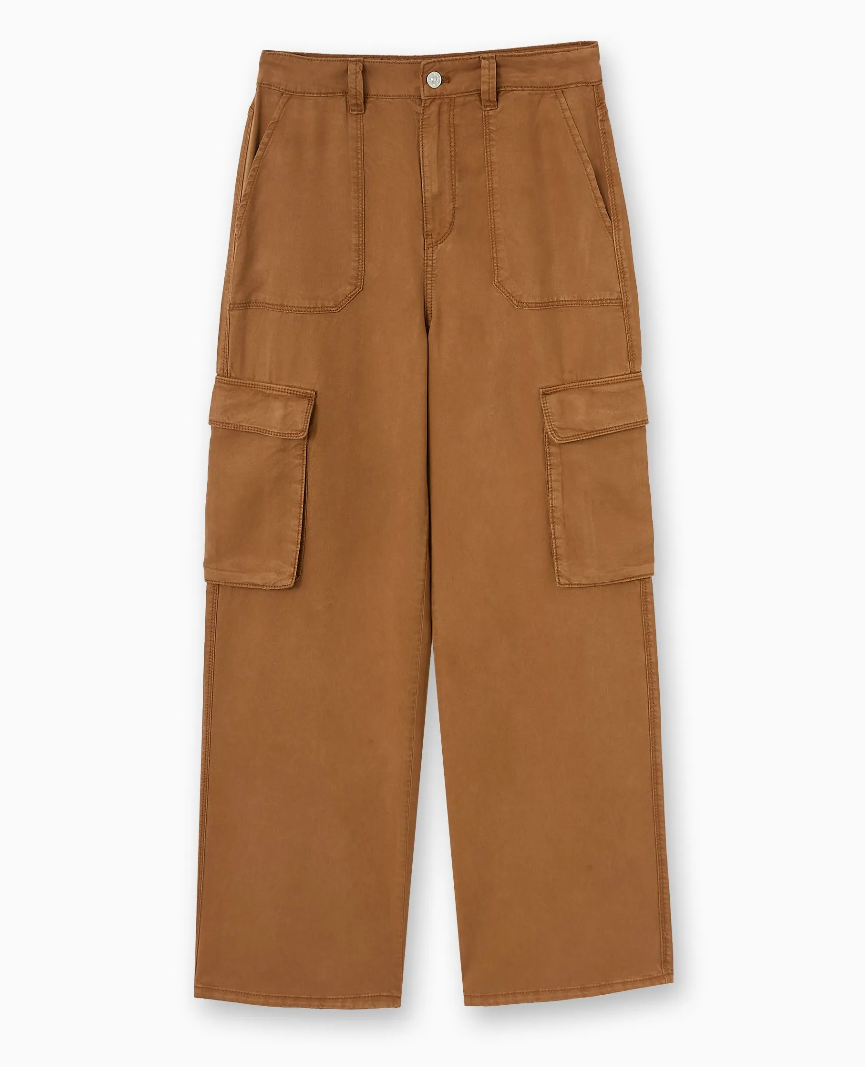 Pimkie Pantalon^Pantalon Cargo En Tissu Fluide Tencel -