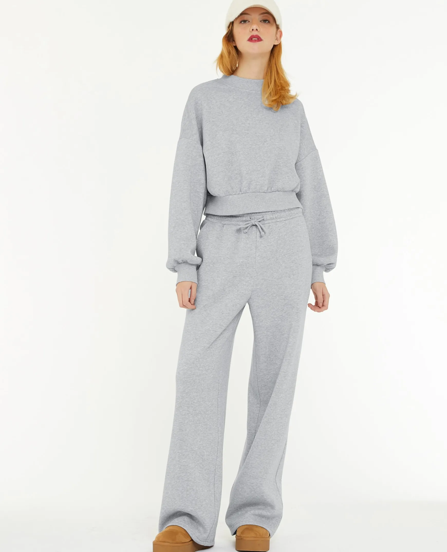 Pimkie Toute La Collection|Pimkie Positive^Pantalon De Jogging Droit En Molleton -