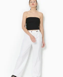 Pimkie Pantalon^Pantalon Droit Avec Jeu De Boutonnage Devant -
