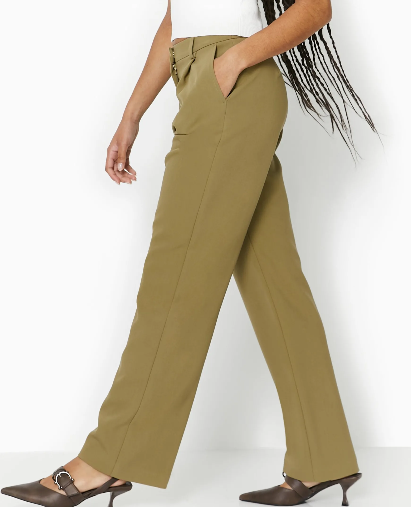 Pimkie Tailleur|Pantalon^Pantalon Droit Avec Pinces -