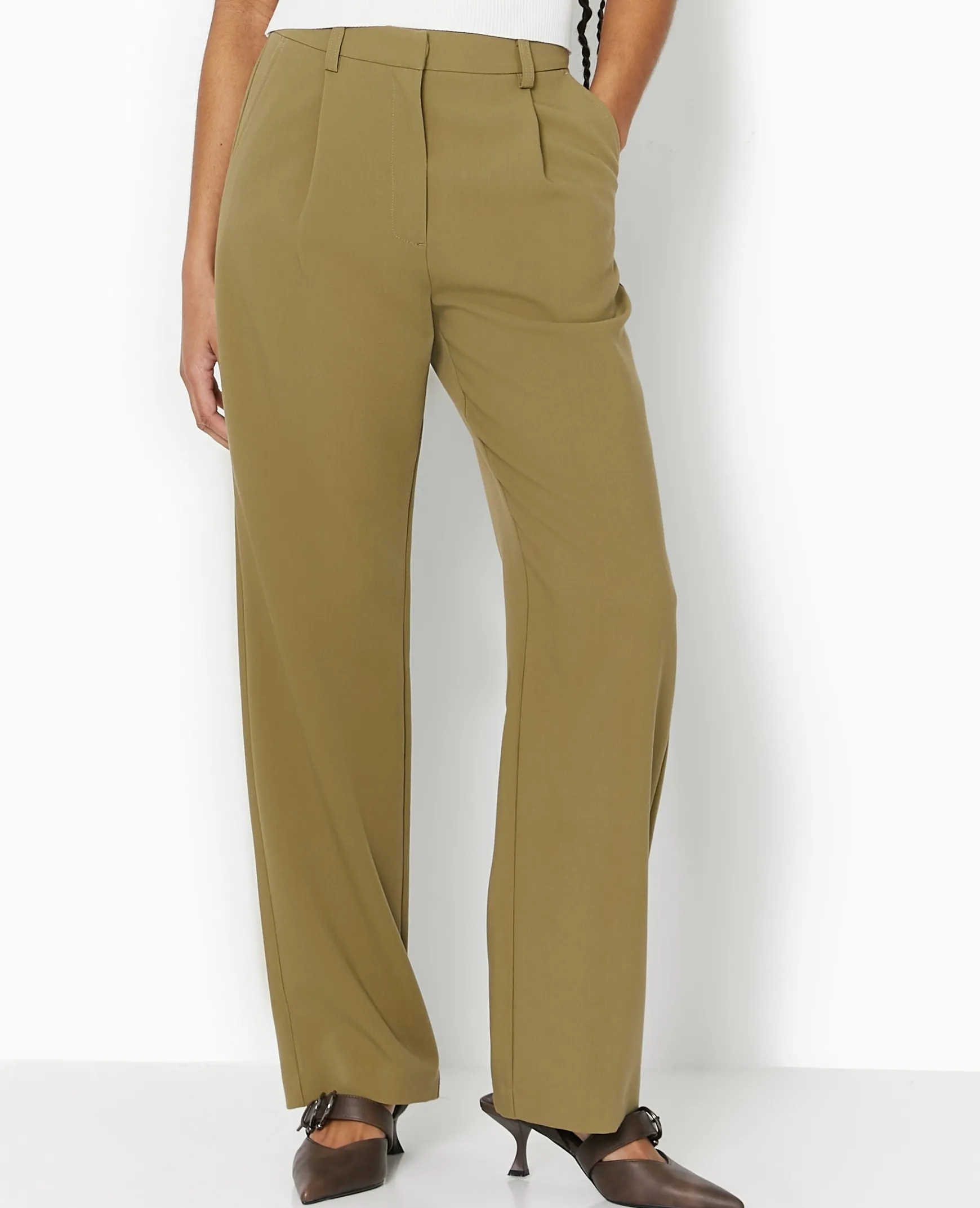 Pimkie Tailleur|Pantalon^Pantalon Droit Avec Pinces -