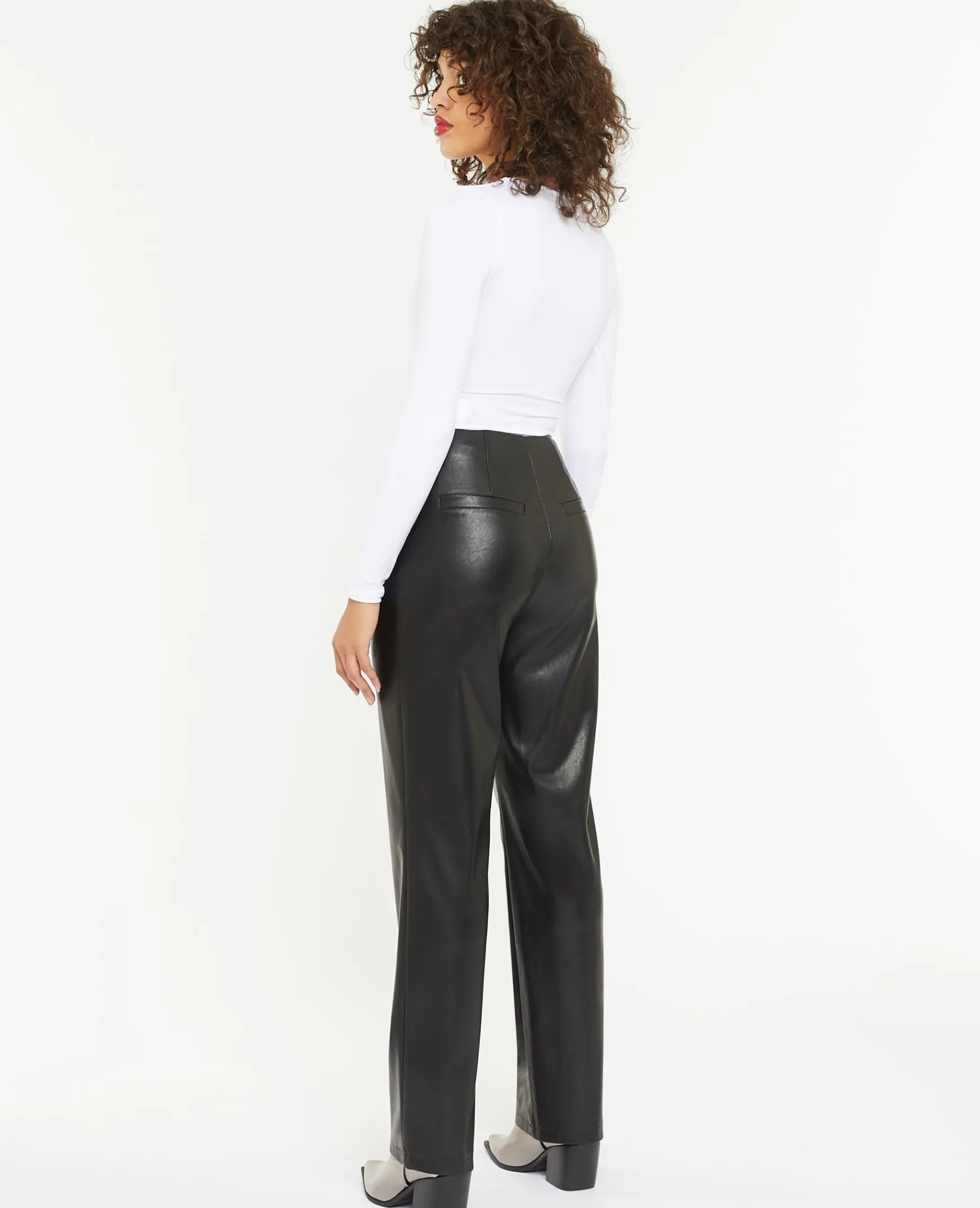 Pimkie Pantalon^Pantalon Droit En Simili -