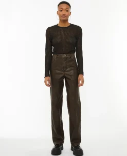 Pimkie Pantalon^Pantalon Droit En Simili -