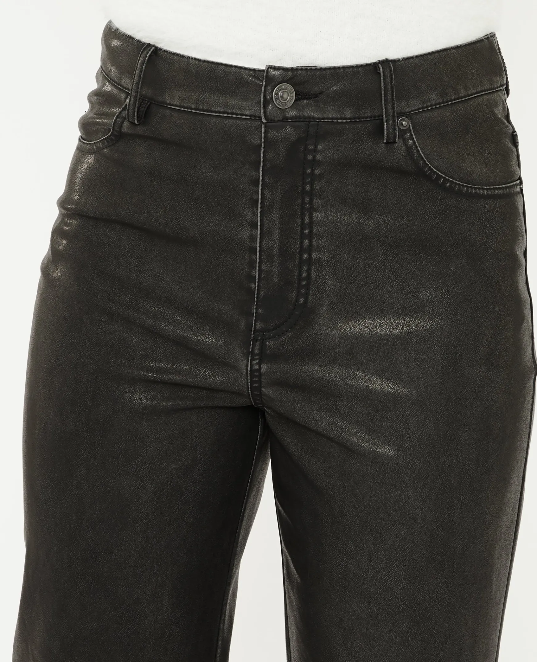 Pimkie Pantalon^Pantalon Droit En Simili -